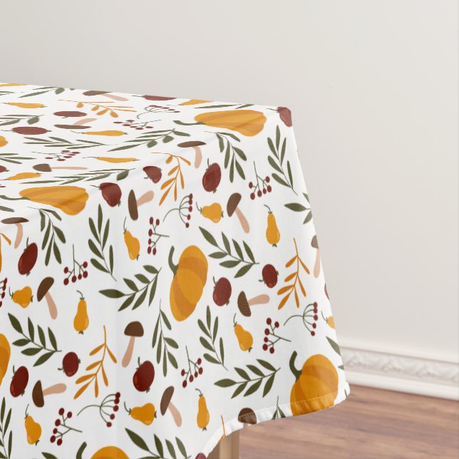 Kürbis, Granatäpfel und Birnen Tischdecke (Beispiel)