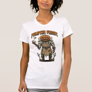 Kürbis-Grusele-Shirt Vintage Augapfel Halloween-Ku T-Shirt