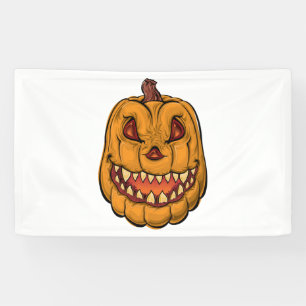 Kürbis Halloween Banner