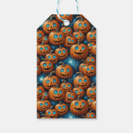 Kürbis-Halloween-Geschenkanhänger Geschenkanhänger