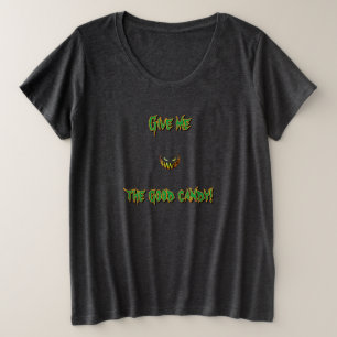 Kürbis Halloween Große Größe T-Shirt