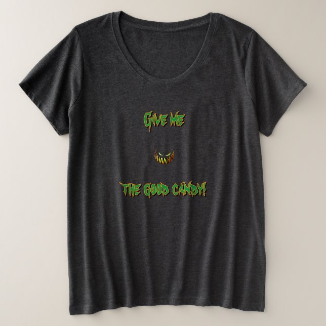 Kürbis Halloween  Große Größe T-Shirt (Design vorne)