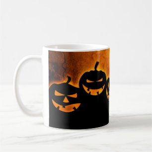 Kürbis-Halloween-Grüsel-Tasse Tasse