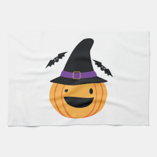 Kürbis Halloween Jack O Laterne Fledermaus Geschirrtuch