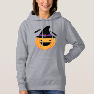 Kürbis Halloween Jack O Laterne Fledermaus Hoodie