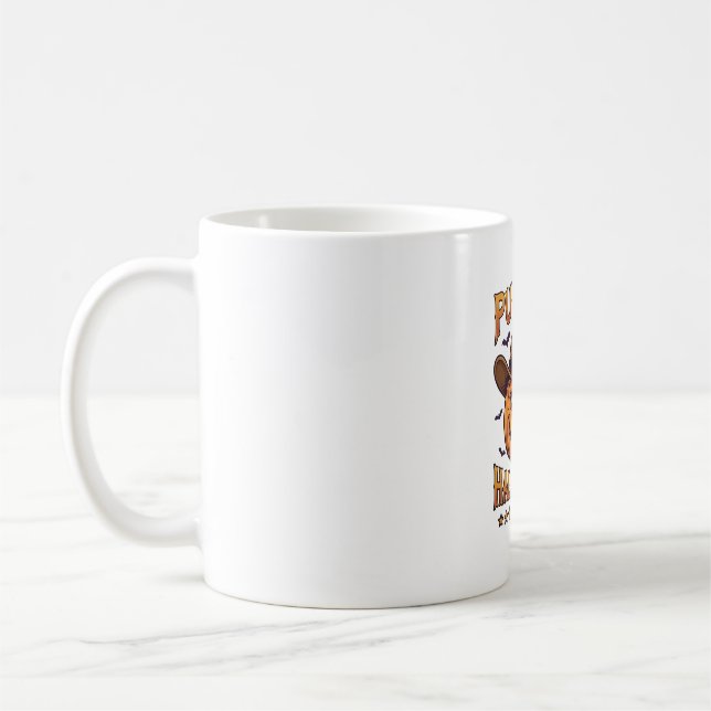Kürbis Halloween-Spaß Jack Lantern Cowboyhut Flede Kaffeetasse (Links)