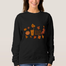Kürbis Halloween Sweatshirt Herbst Cozy Grusel-Vib