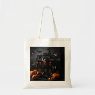 Kürbis-Halloween-Tasche mit lächelndem Gesicht Tragetasche