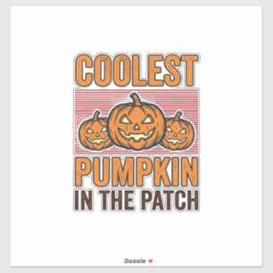 Kürbis Halloween Vintage Des Aufkleber