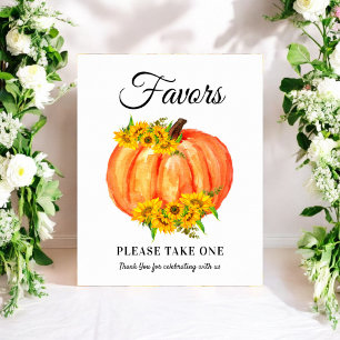 Kürbis Herbst Geschenke Hochzeit Baby Shower Poste Poster