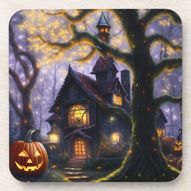 Kürbis/Herbst/Herbst/Halloween Getränkeuntersetzer (Vorderseite)
