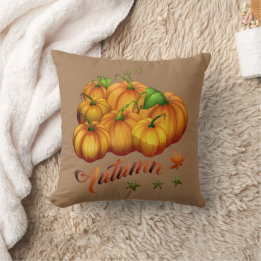 Kürbis-Herbst-Wurfkissen Kissen