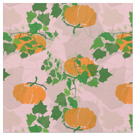 Kürbis im Herbst Stoff