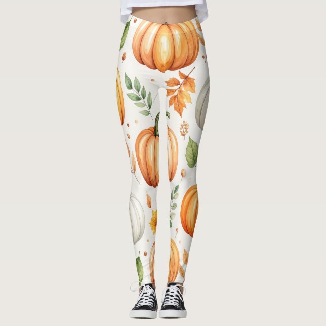 Kürbis in das Morgenlicht Leggings (Vorderseite)