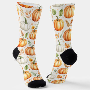 Kürbis in das Morgenlicht Socken