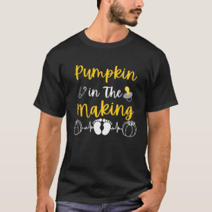 Kürbis in die Frühjahrsschwangerschaft T-Shirt