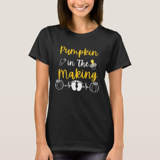 Kürbis in die Frühjahrsschwangerschaft T-Shirt