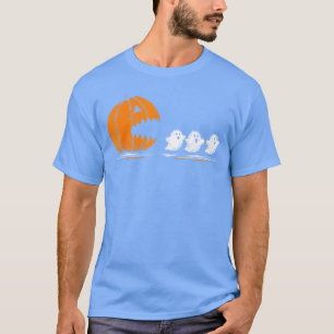 Kürbis jagt Geister Lustiger Jack o Lantern Hallow T-Shirt