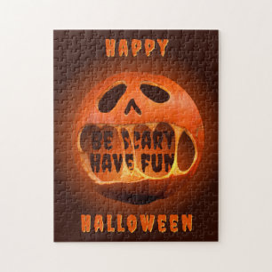 Kürbis-Jigsaw-Puzzle Halloween-Party-Spiele Puzzle