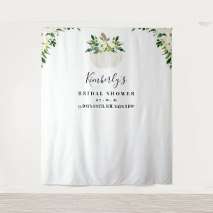 Kürbis-Junggesellinnenabschied-Hintergrund, Fotobo Wandteppich