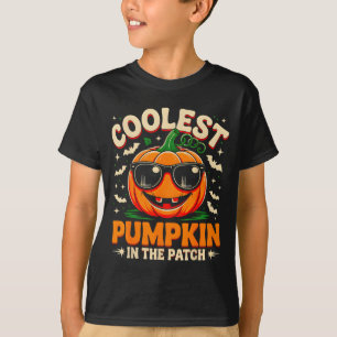 Kürbis kälteste im Patch Groovy Halloween für T-Shirt