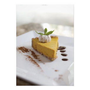Kürbis-Käsekuchen Fotodruck