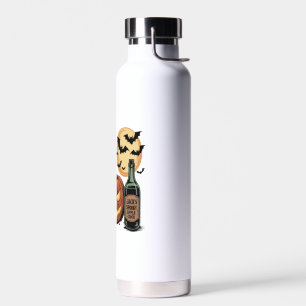 Kürbis Katzen Bier Halloween Trinkflasche