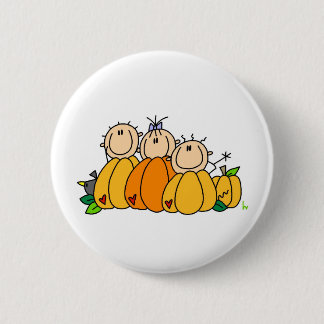 Kürbis-Kinder Button