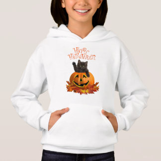 Kürbis Kitty Hoodie
