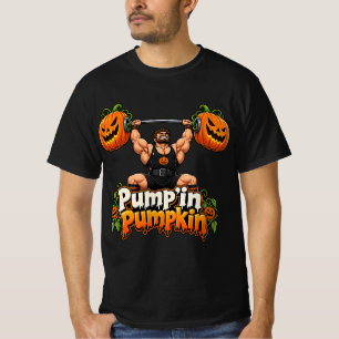 Kürbis Kraftprotze – Halloween Fitness Freaks T-Shirt