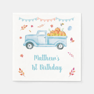 Kürbis Kürbis Geburtstag Napkins Serviette