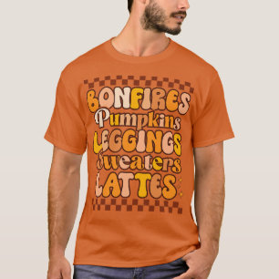 Kürbis Kürbis Leggings Sweaters Lattes T-Shirt