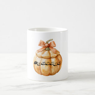 Kürbis mit Schleife Kaffeetasse
