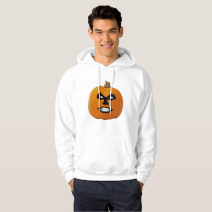 Kürbis mit unheimlichem Gesicht, Halloween-Kürbis Hoodie