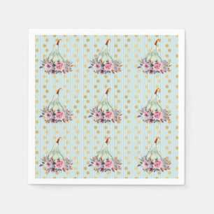 Kürbis-Pastell-eleganter Herbst-Blumenstrauß in Te Serviette