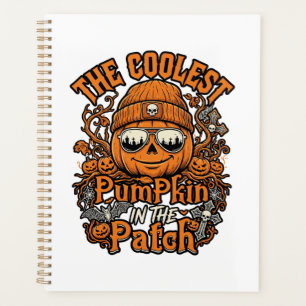 Kürbis-Patch-Halloween-Mütze-Sonnenbrille coolster Planer
