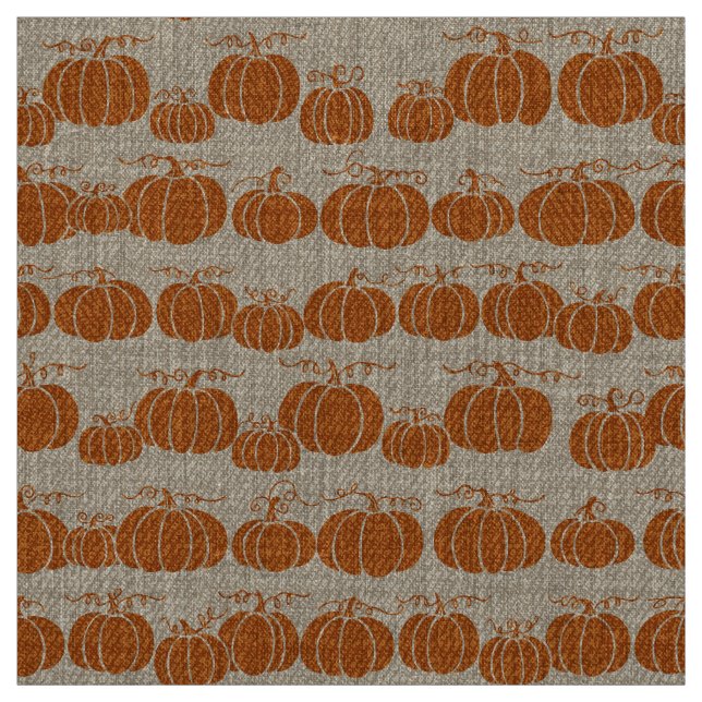 Kürbis Pathe Streifen - Orange Stoff (Muster)