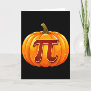 Kürbis Pi, Pi-Symbol Kürbis Pi Tag Halloween Matte Karte