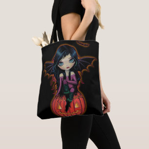 Kürbis Pixie Süße Große Augen Kunstwerk