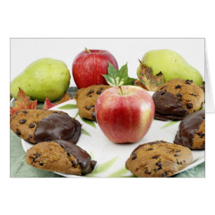 Kürbis-Plätzchen-Herbst-Szene