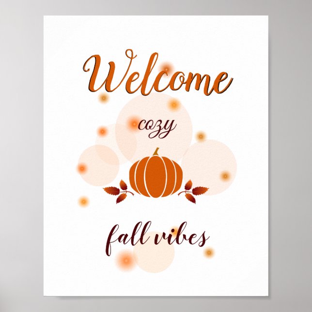 Kürbis Poster (Vorne)