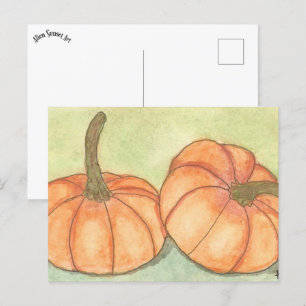 Kürbis Postkarte