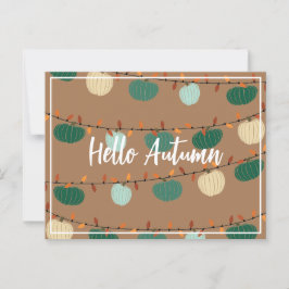 Kürbis Postkarte