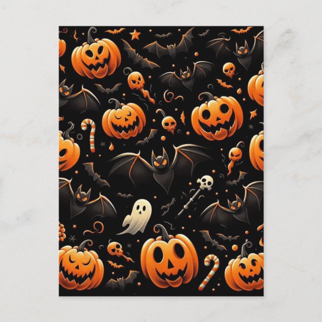 Kürbis Postkarte (Vorderseite)
