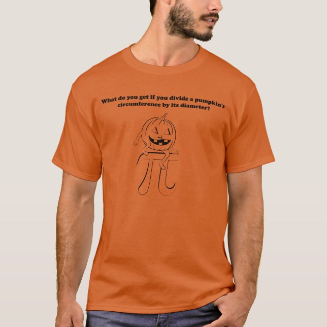Kürbis-PU-Mathe-Halloween-T-Shirt T-Shirt (Vorderseite)