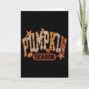 Kürbis-Saison Halloween Thanksgiving Männer Frauen Karte