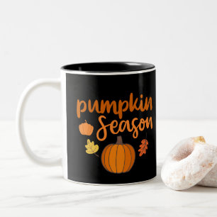 Kürbis-Saison Herbst Zweifarbige Tasse