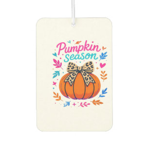 Kürbis-Saison-Leoparden-Bogen-Design � Cute Fall A Autolufterfrischer