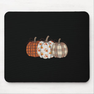 Kürbis-Saison-Patchwork-Erntedankfest Herbst  Mousepad