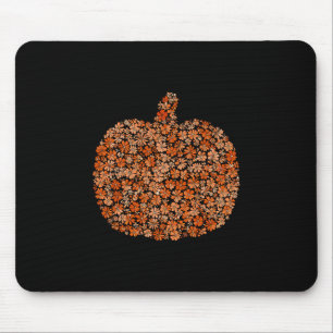 Kürbis-Saison Wildblume Erntedankfest Herbst Mousepad
